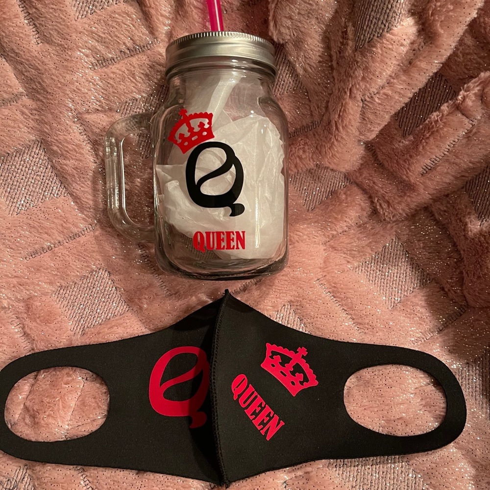 Cup and mask costum made items